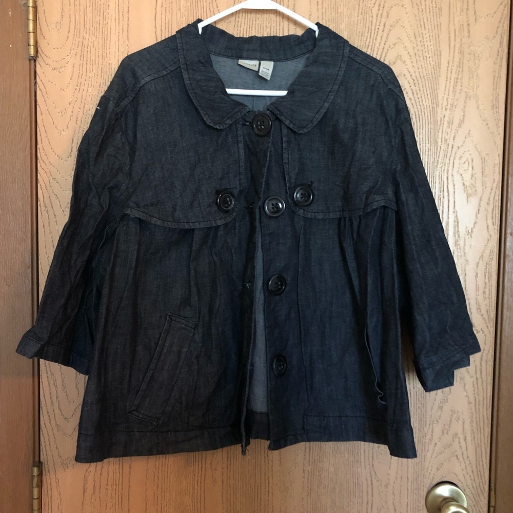 Venezia 3/4 sleeve dressy jean jacket
